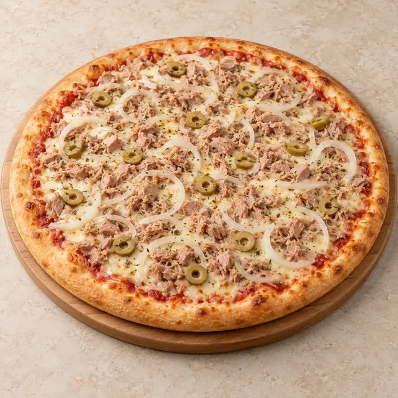 Pizza Atum com cebola — imagem ilustrativa