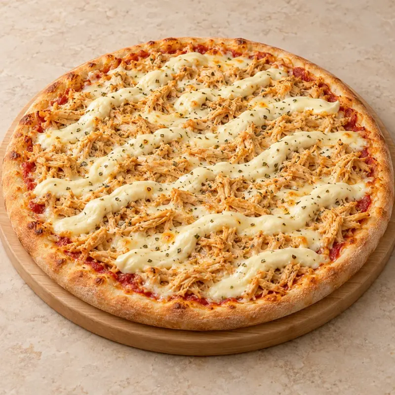 Pizza Frango com Catupiry — imagem ilustrativa
