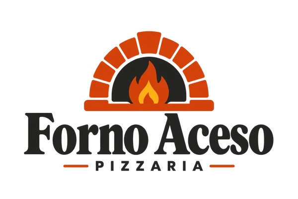Forno Aceso Pizzaria — forno com chama