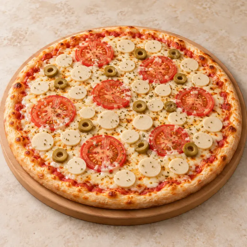 Pizza Palmito — imagem ilustrativa