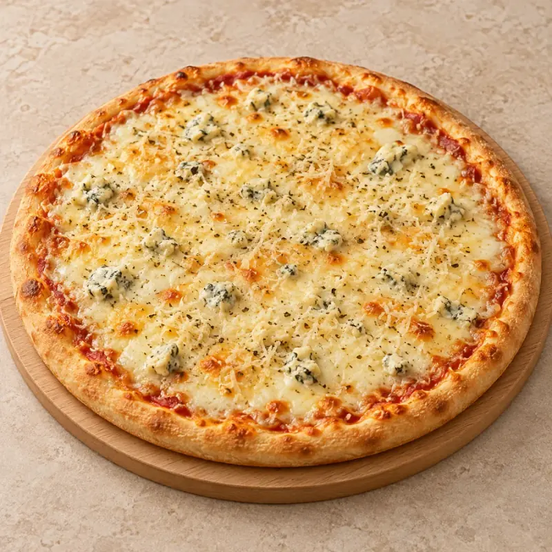 Pizza Quatro queijos — imagem ilustrativa